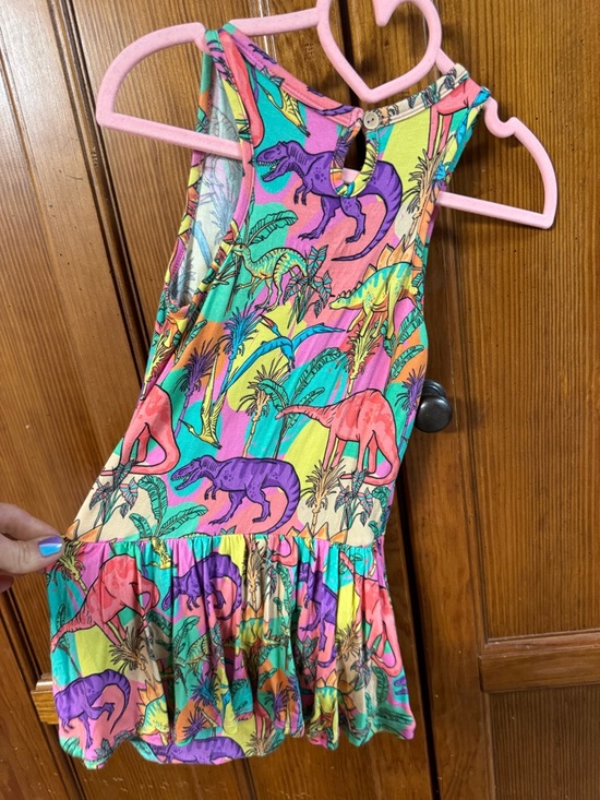 Bums & Roses Dinosaur Ruffle Dress - Picture 4 of 4